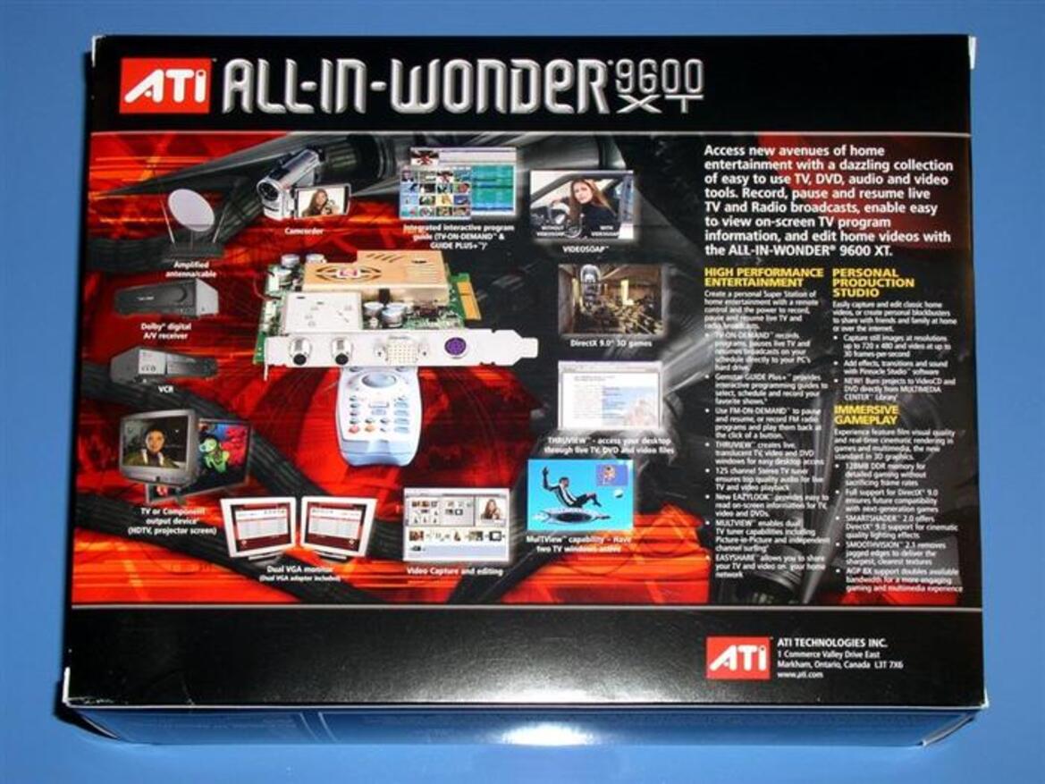 ATi All In Wonder Radeon 9600 XT