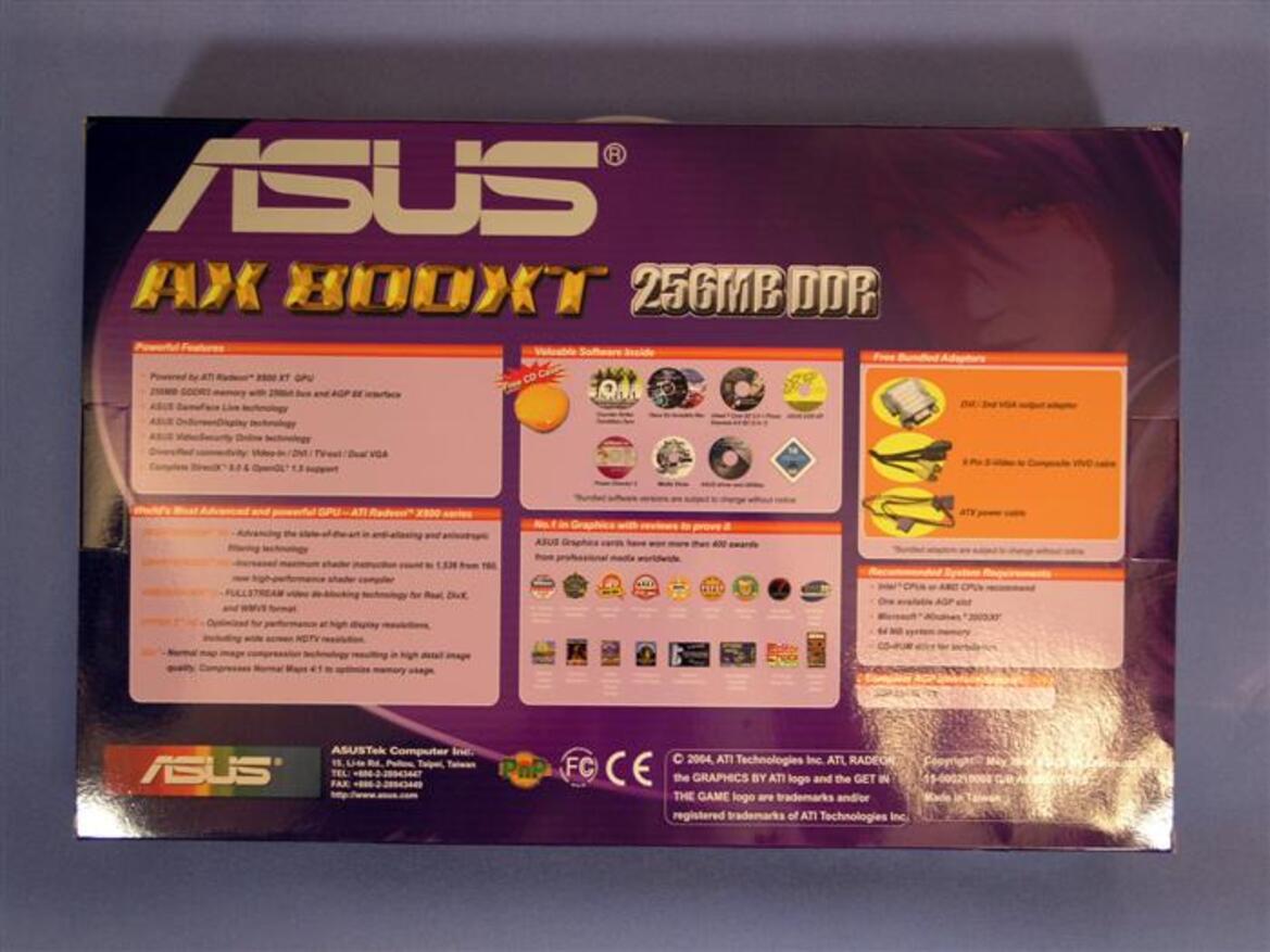 Asus AX800 XT (Radeon X800 XT Platinum Edition)