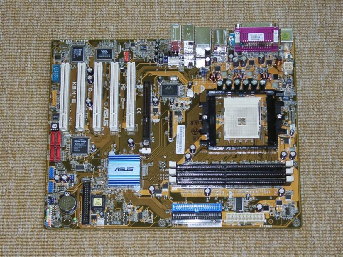 The ASUS K8N-E Deluxe Socket 754 Motherboard