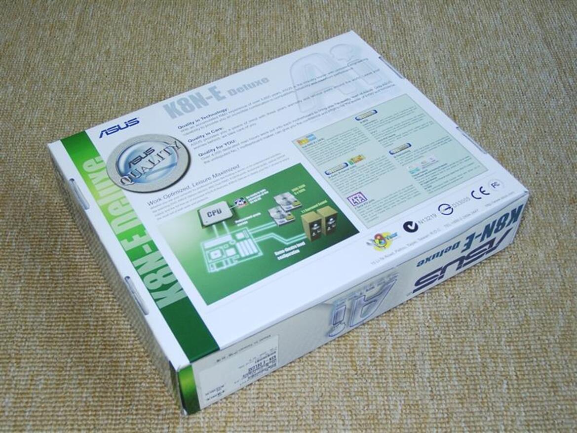 The ASUS K8N-E Deluxe Socket 754 Motherboard