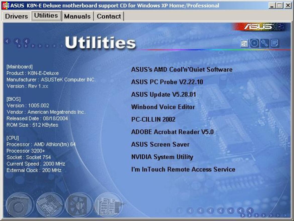 The ASUS K8N-E Deluxe Socket 754 Motherboard