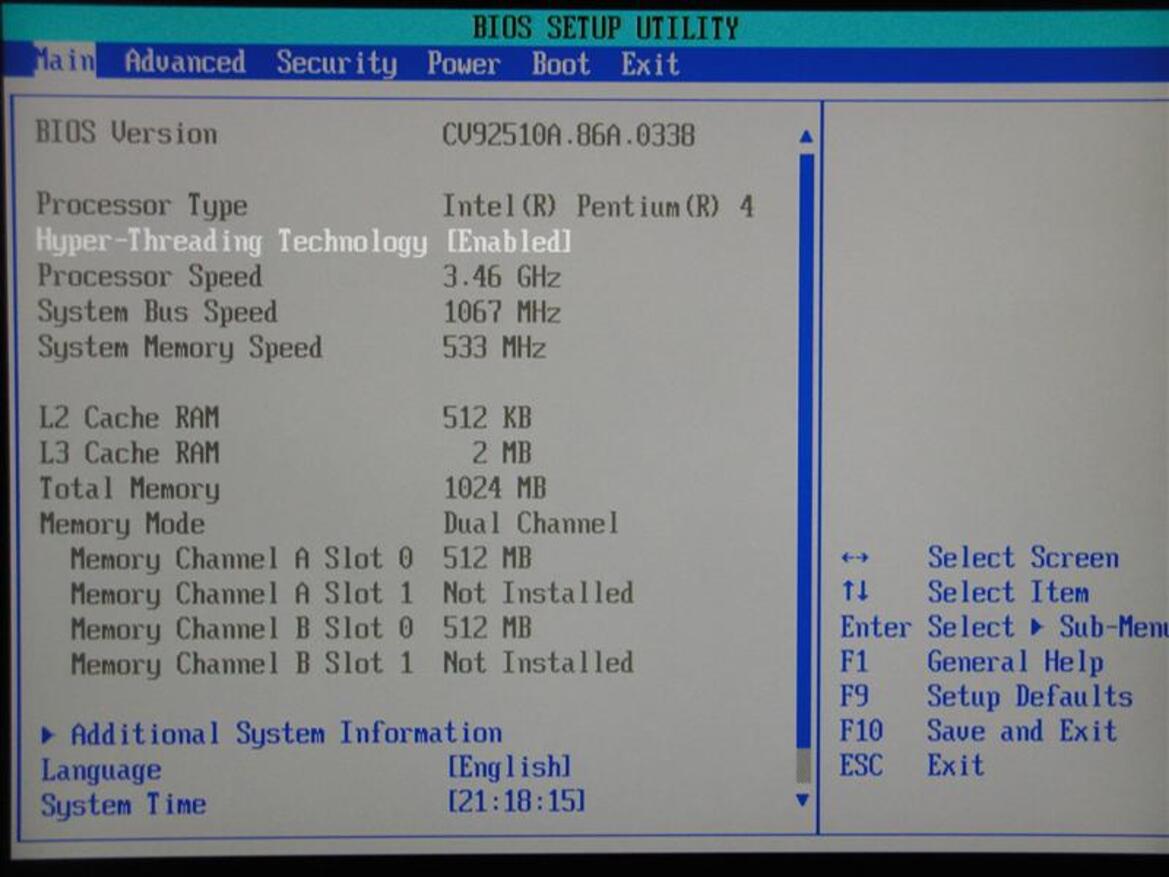Pentium 4 Extreme Edition 3.46GHz 1066MHz FSB