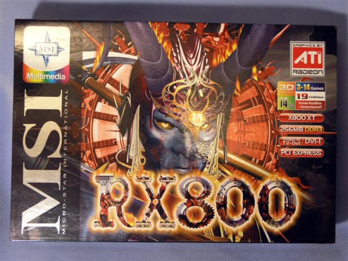 MSI RX800: Radeon X800 XT (PCI Express)