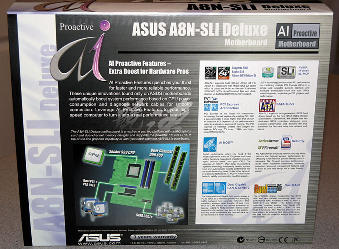 NVIDIA SLI & ASUS A8N-SLI Deluxe Performance Showcase