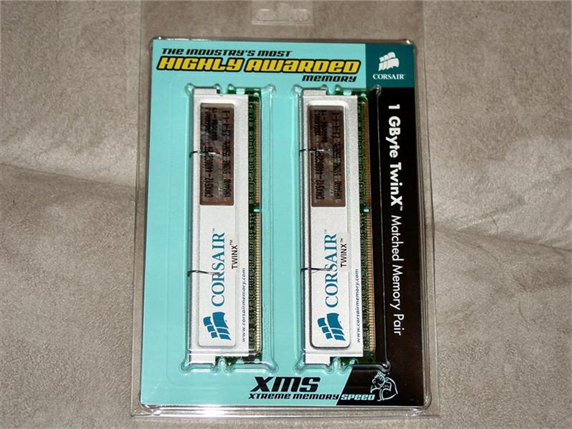 Corsair's TWINX 1024-3200XL v1.2 & TWINX 1024-4400C25PT Memory kits