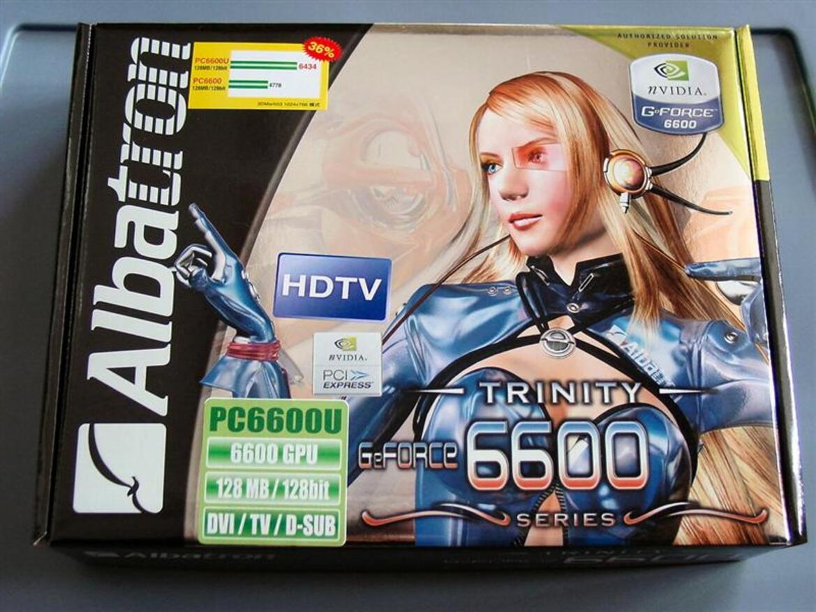Albatron PC6600U GeForce 6600 Video Card