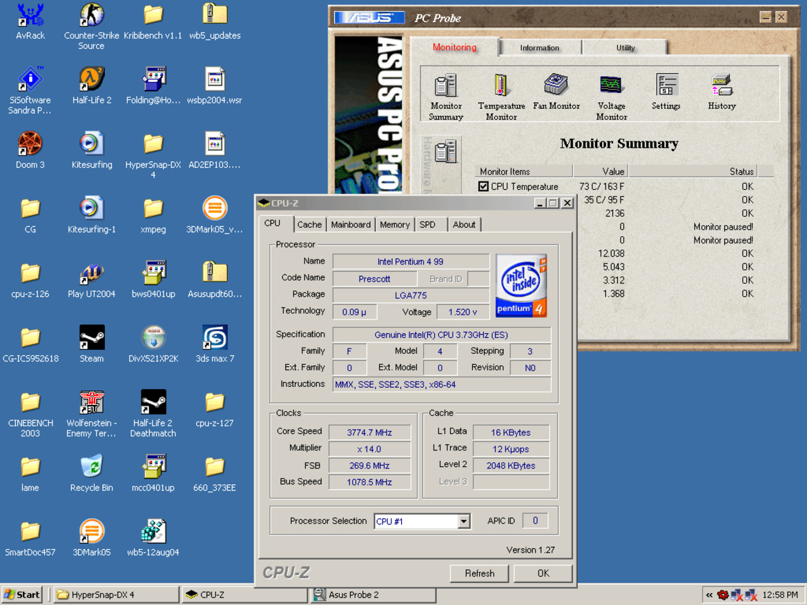 Intel Pentium 4 6XX Sequence and 3.73GHz Extreme Edition Processors