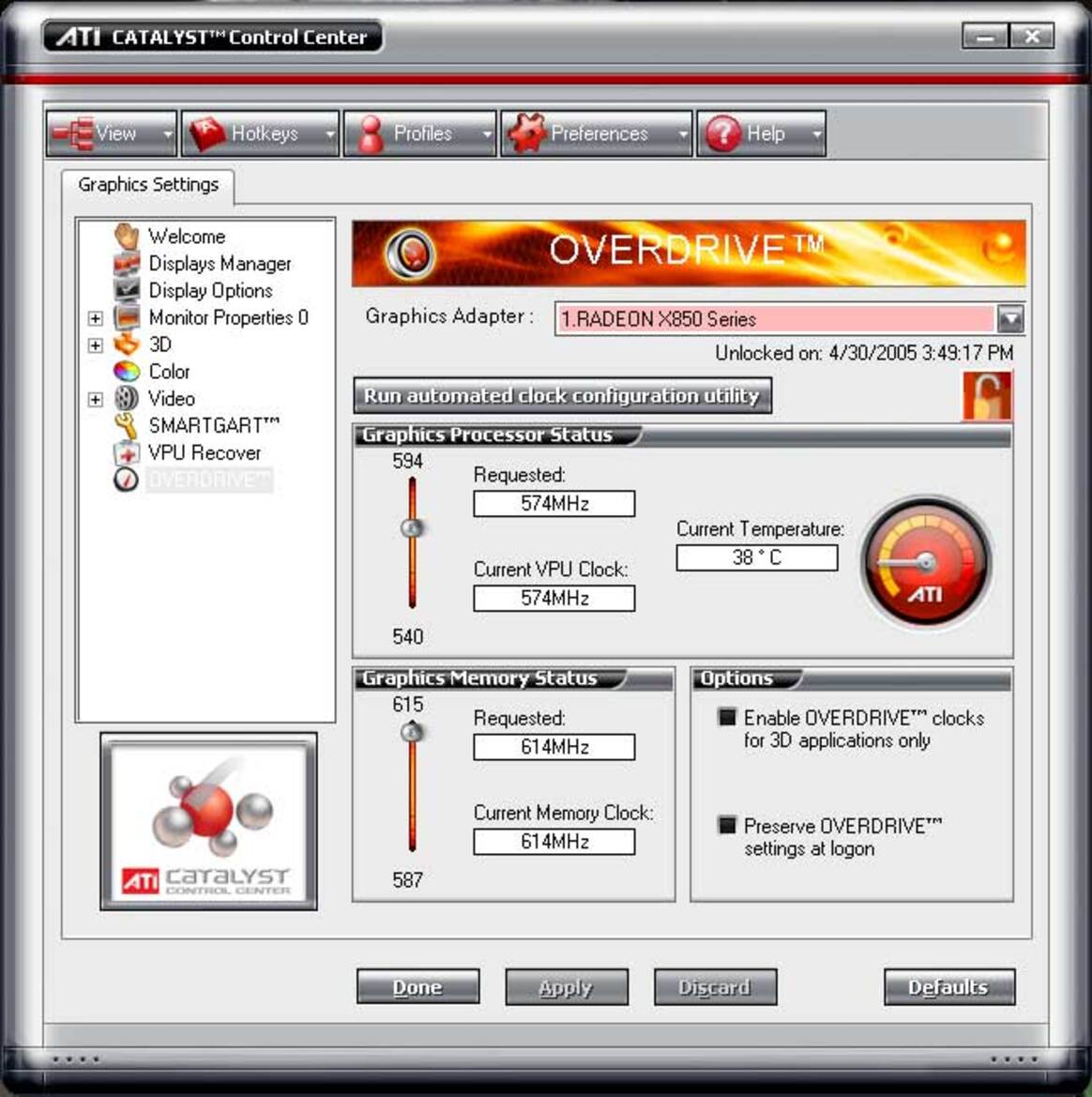 Sapphire Radeon X850 XT PE: AGP 8X