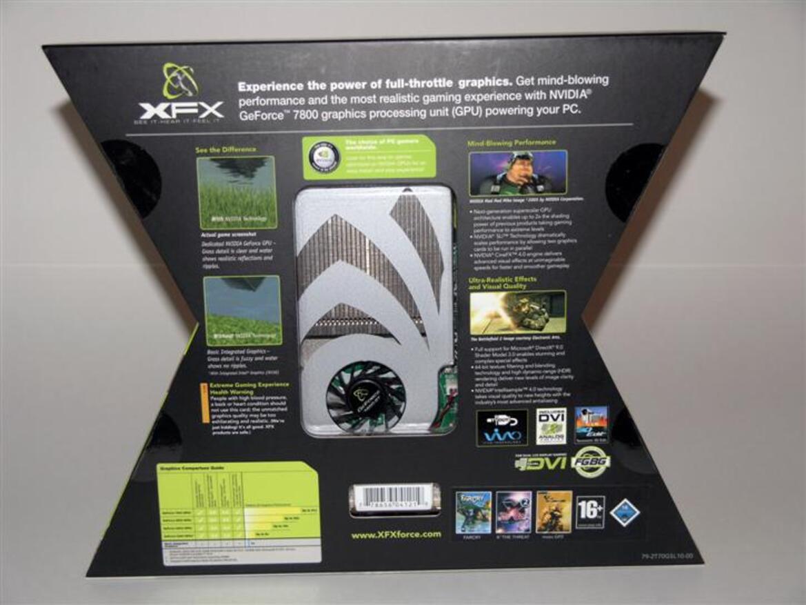 NVIDIA GeForce 7800 GT: XFX Style