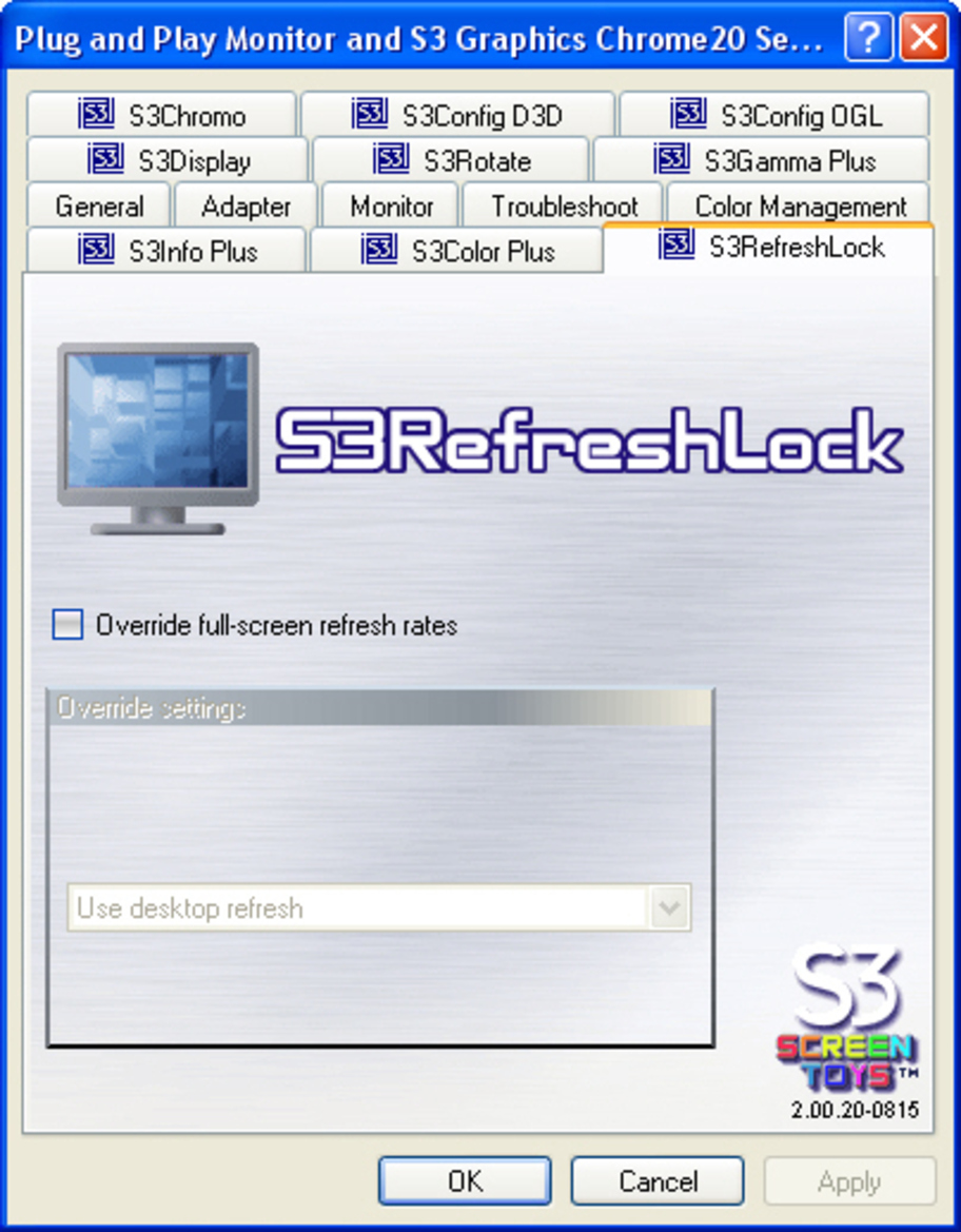 S3 Graphic's Chrome S27