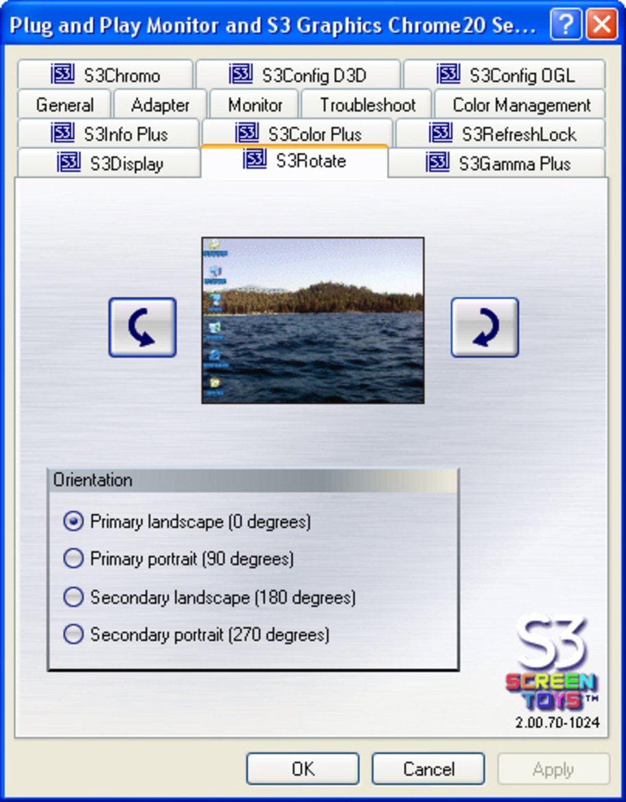 S3 Graphic's Chrome S27