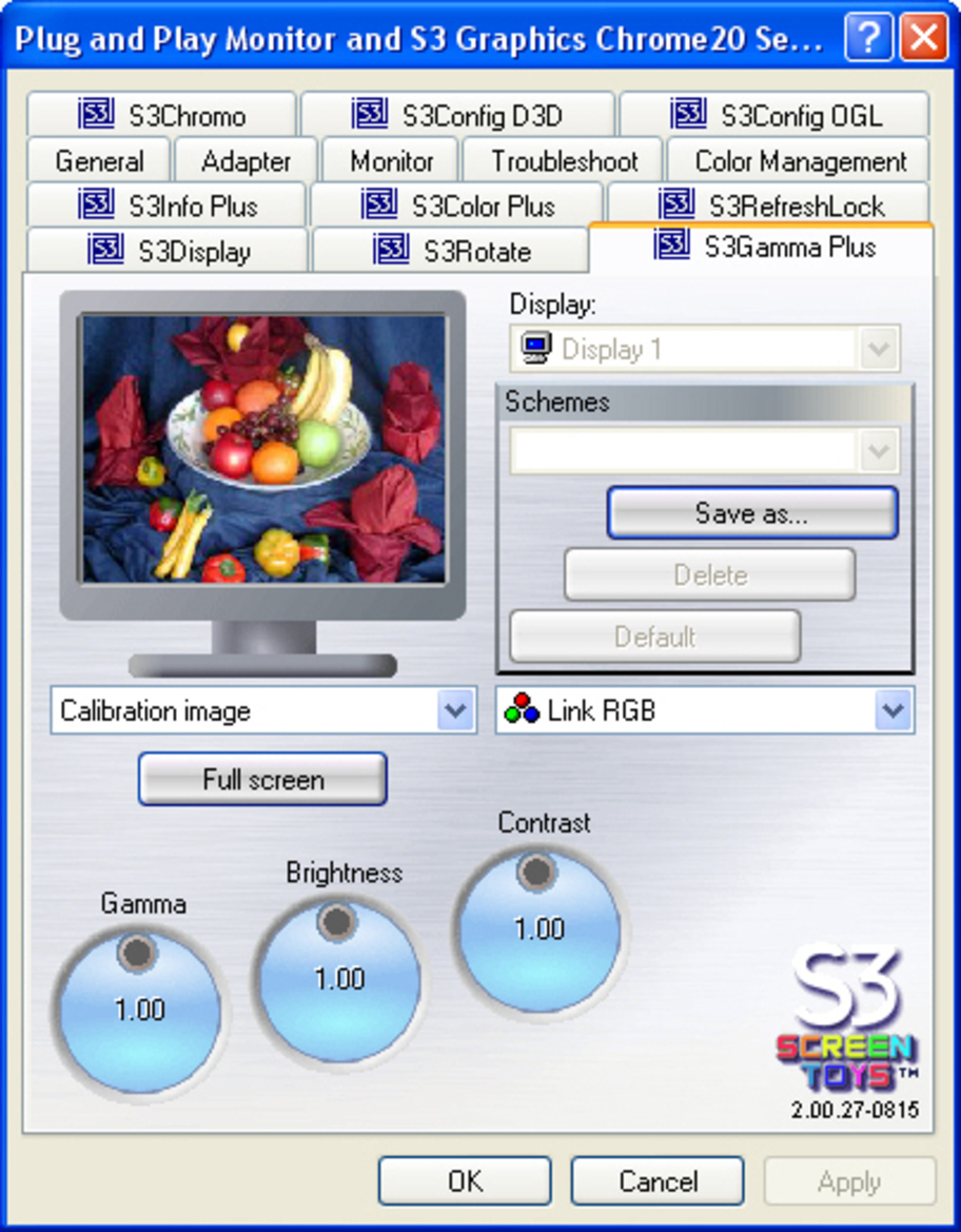 S3 Graphic's Chrome S27