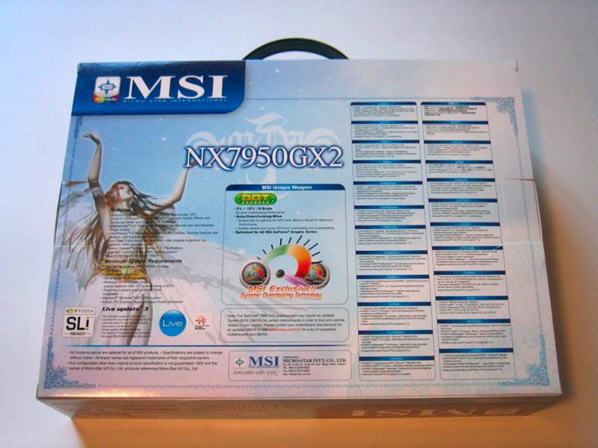 MSI NX7950GX2-T2D1GE GeForce 7950GX2