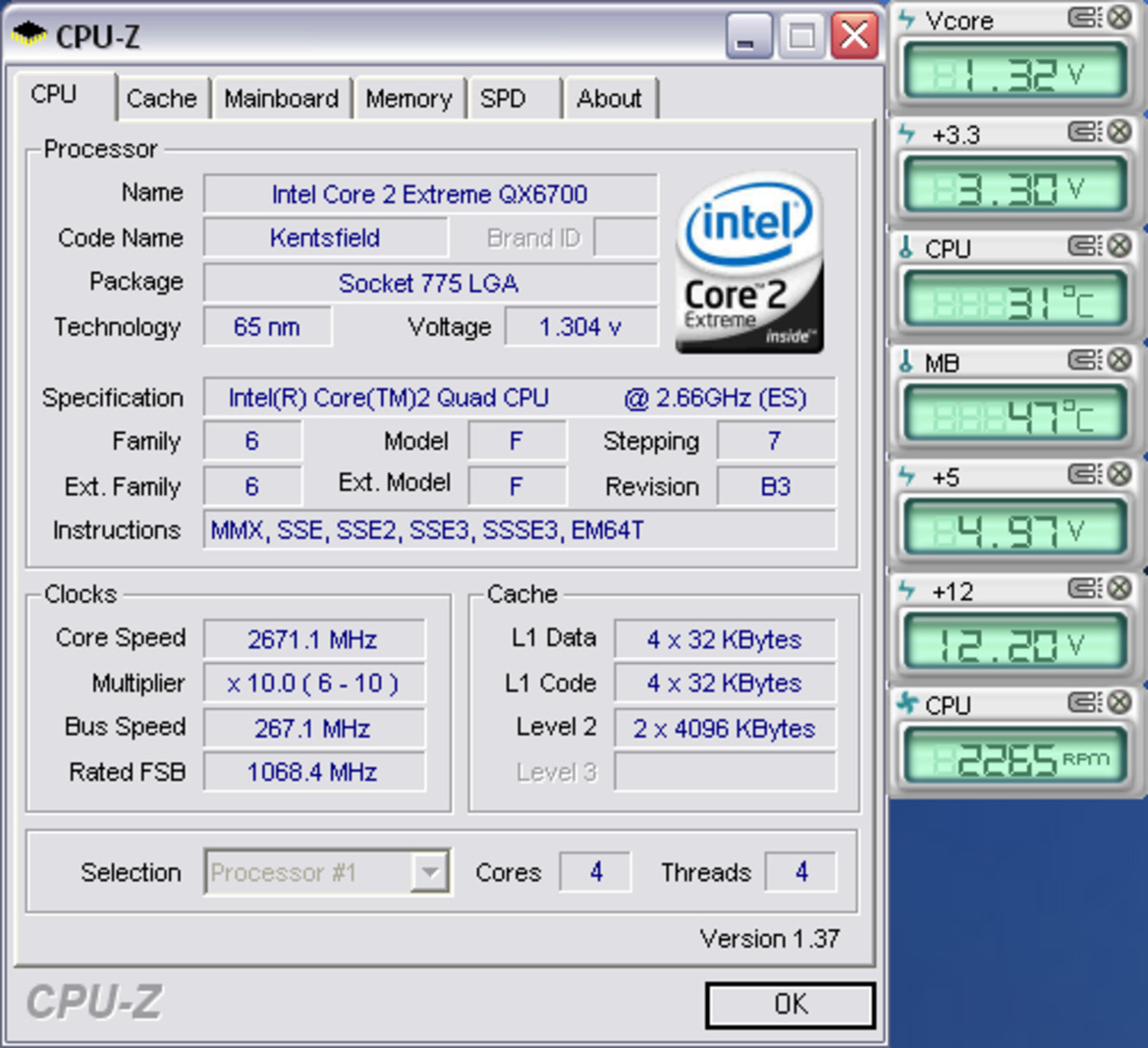 Intel Core 2 Extreme QX6700 - Quad-Core Assault
