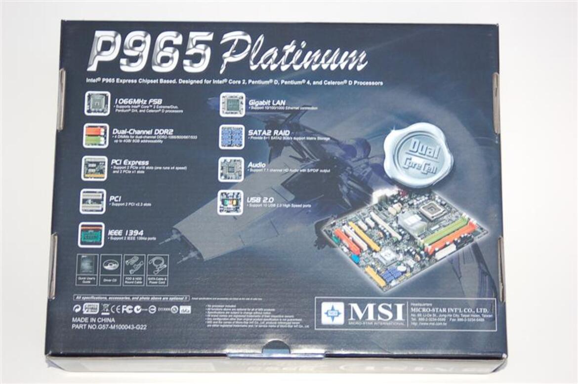 Intel P965 Shoot-Out: Asus P5B-E vs. MSI P965 Platinum