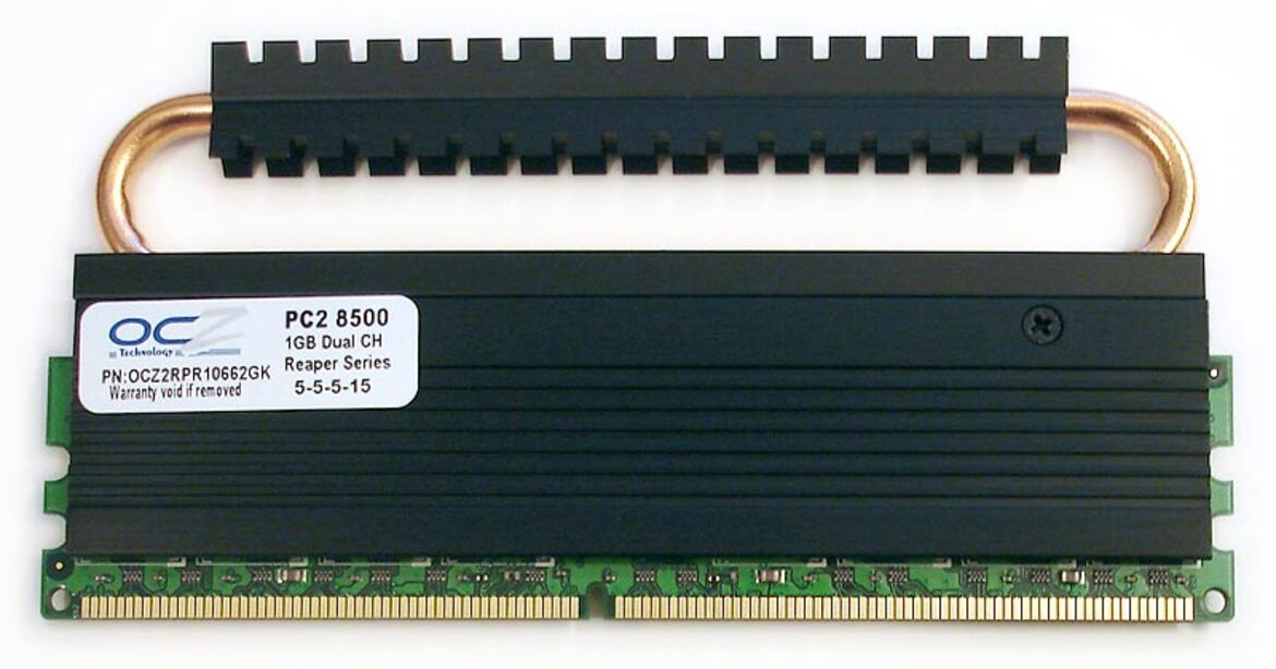 OCZ Reaper Heat Pipe Conduit DDR2