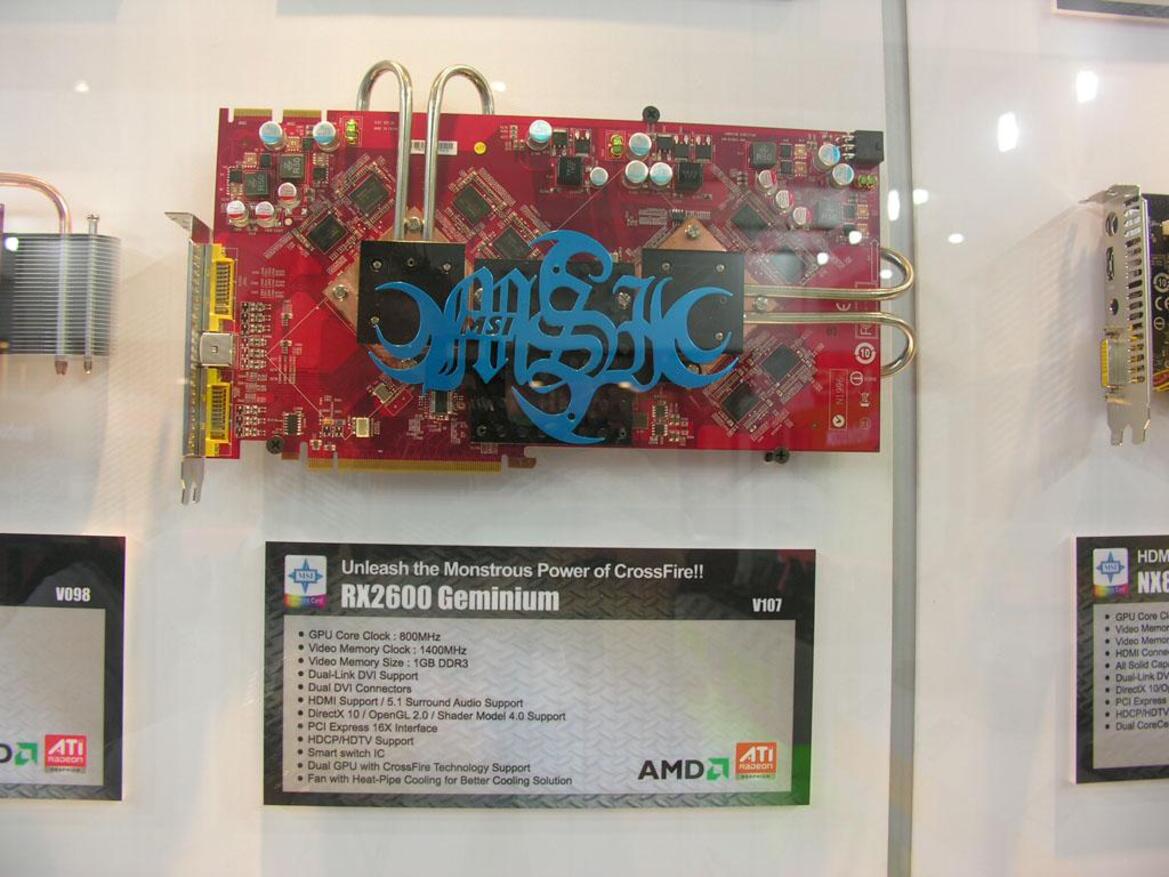 Computex 2007: ASUS Crosslink, MSI Dual Radeon 2600 Pro