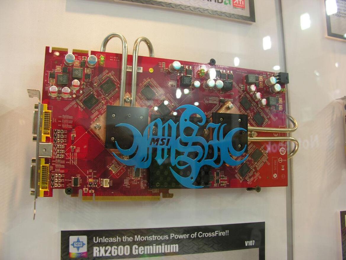 Computex 2007: ASUS Crosslink, MSI Dual Radeon 2600 Pro