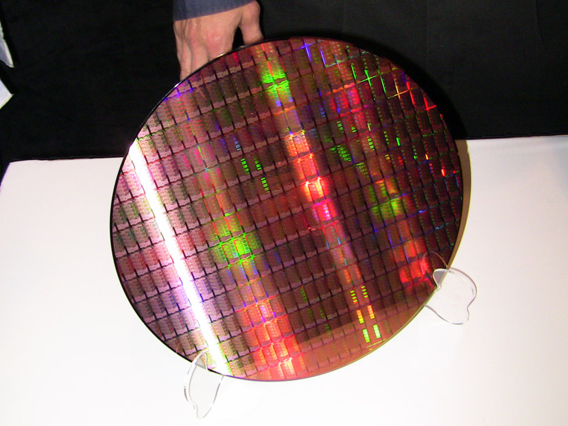 Intel Sandy Bridge Chips, Wafer, and Motherboard From IDF 2010