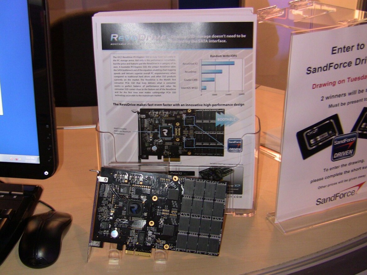OCZ RevoDrive X2 Sneak Peek From IDF 2010