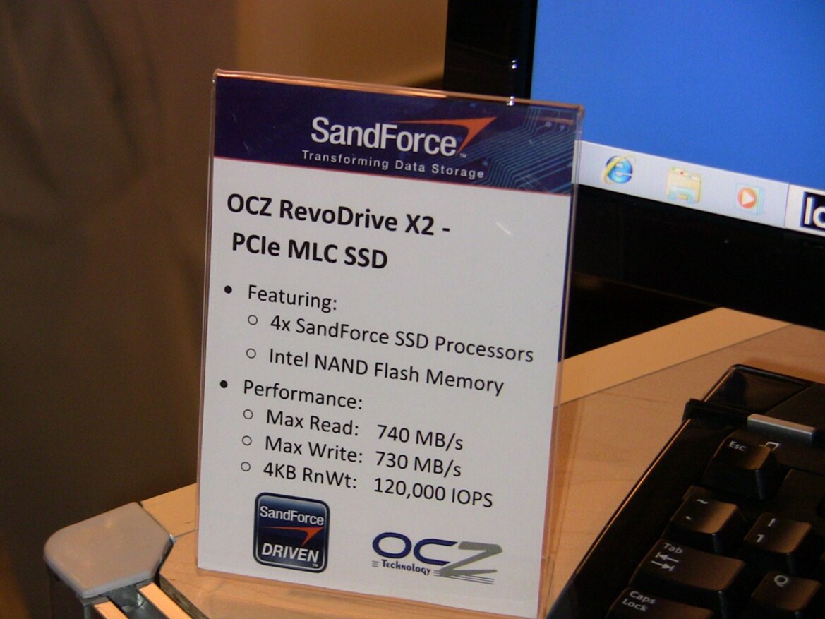 OCZ RevoDrive X2 Sneak Peek From IDF 2010