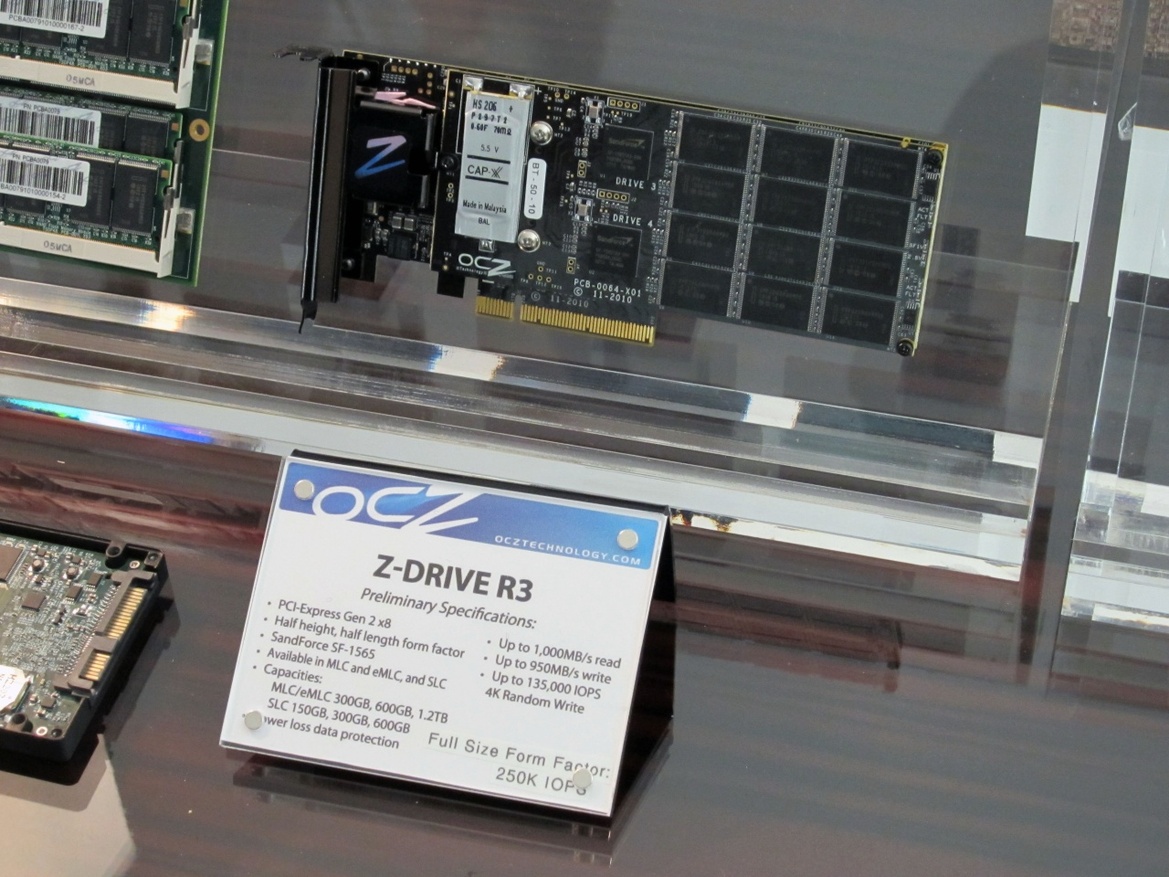 OCZ Unveils Z-Drive R3, Vertex 3 and Other SSD Goodness