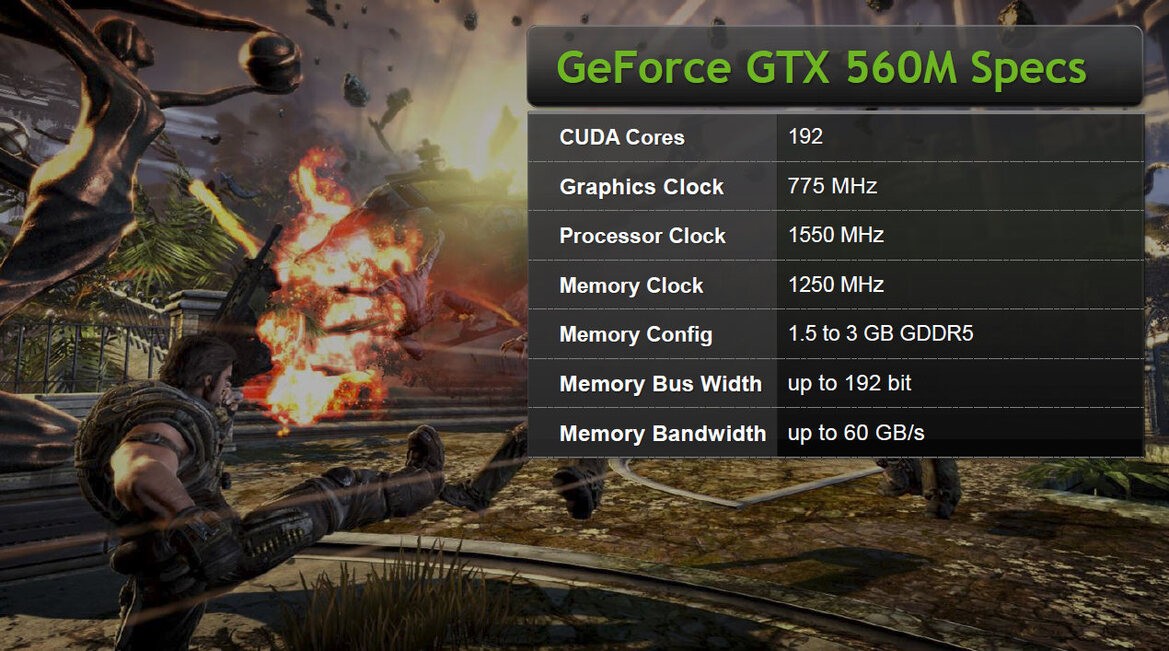 NVIDIA Announces New GeForce GTX 560M and GT 520MX Mobile GPUs