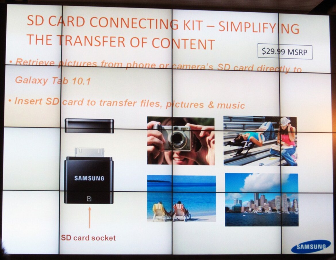 Samsung Demos Galaxy Tab 10.1 User Interface Updates, New Features and Accessories