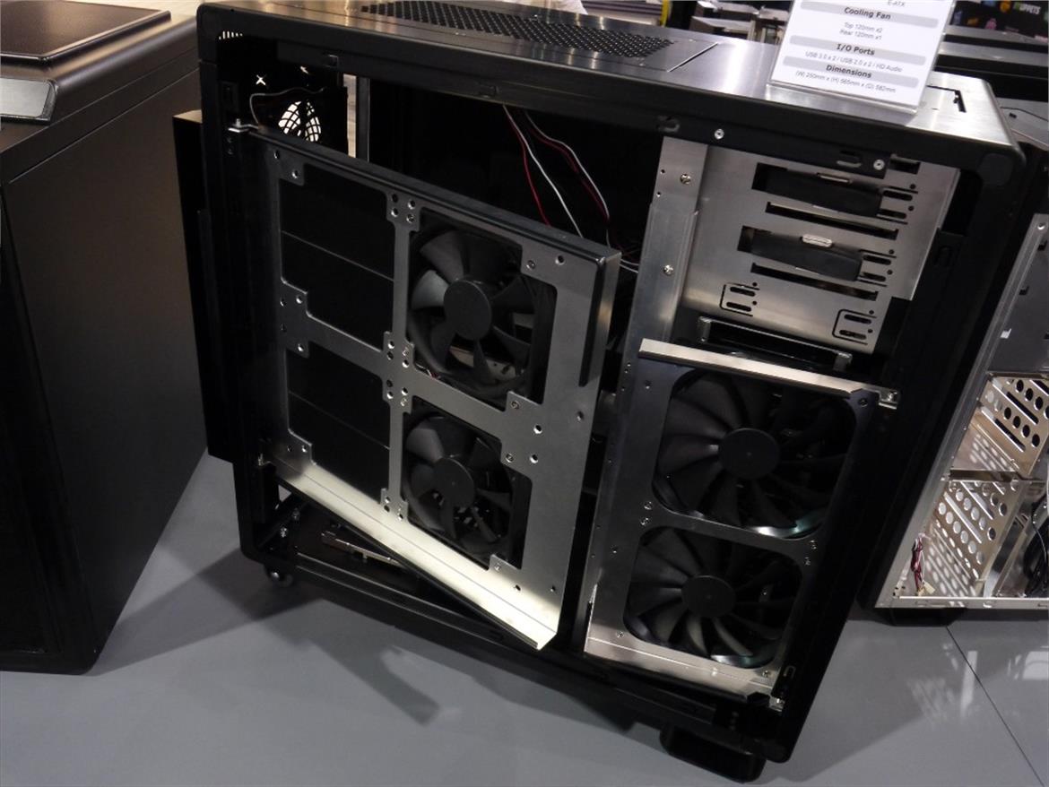 Lian-Li Teases Slew of All-Metal, All-Black Pre-Production Cases at CES 2013