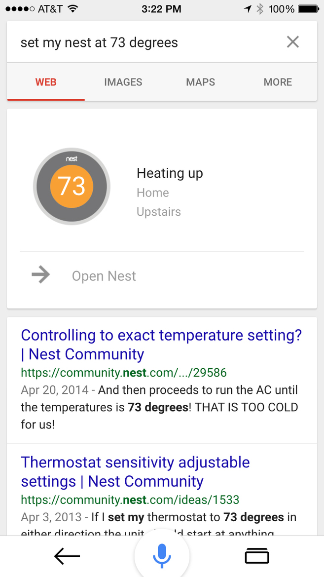 Google Now Brings Voice Control To Nest Smart Thermostat