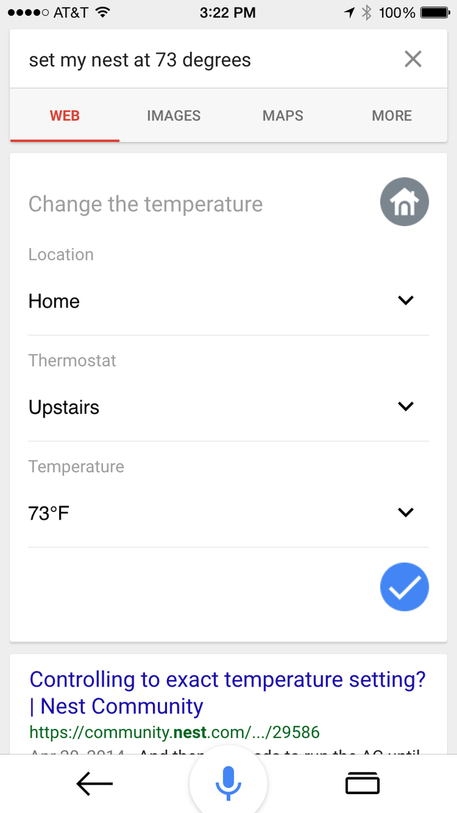 Google Now Brings Voice Control To Nest Smart Thermostat