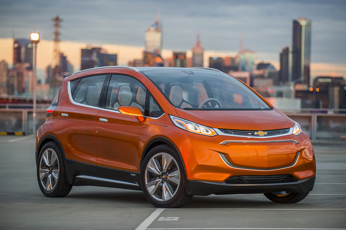 GM Takes Fight To Tesla With $30k, 200-Mile Bolt EV Concept