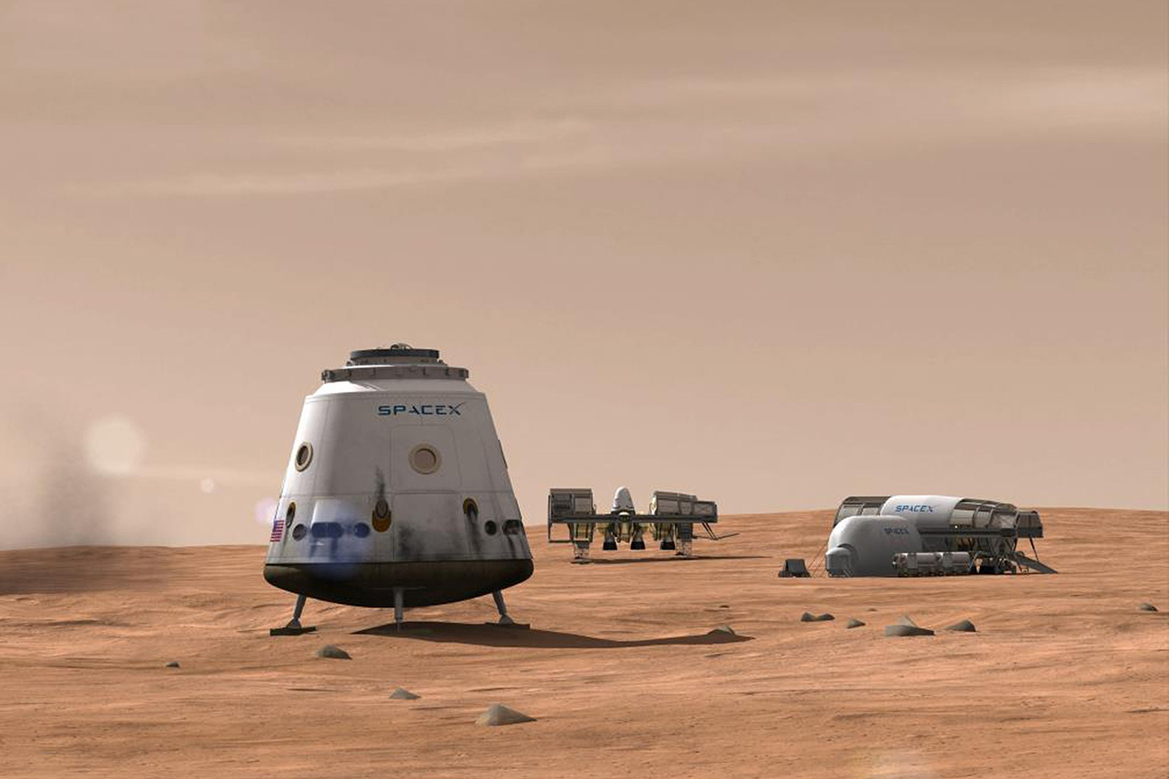 Elon Musk's $10B Space Internet Venture Would Link With Future Mars Colony