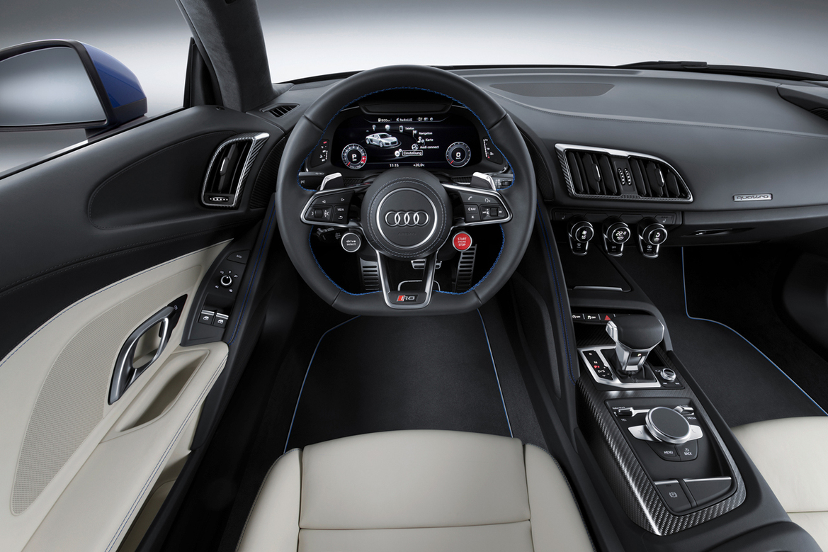 Audi Plays It Safe With Redesign Of 610 Horsepower R8 V10 Plus Sports Car