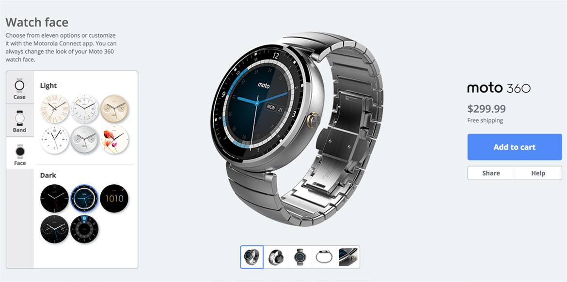 Motorola Boots Up Moto Maker For Moto 360 Android Wear Smartwatch