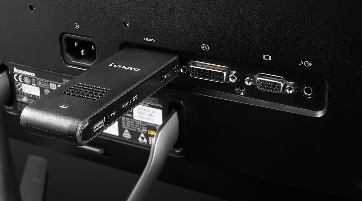 Lenovo Ideacentre Stick 300 Brings Intel Atom-Powered Windows 8 And Soon Windows 10 To Any Display With HDMI