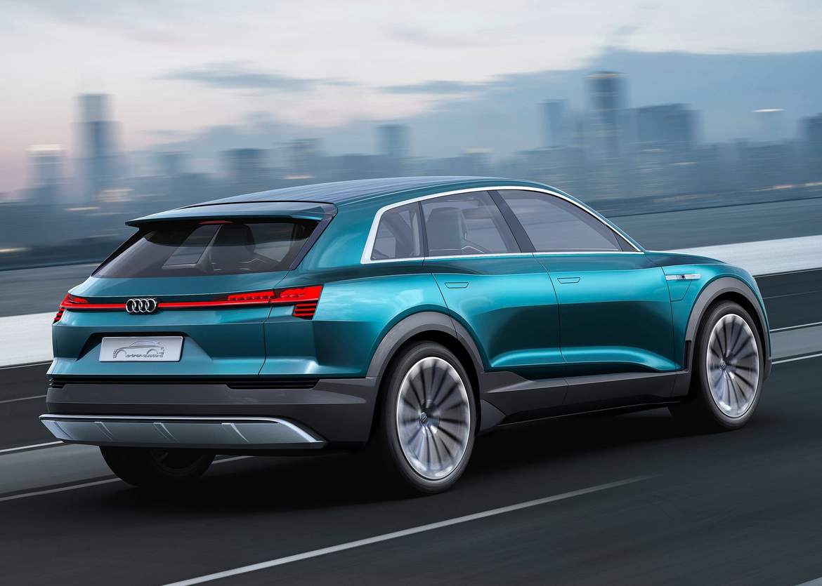 E-tron Quattro EV Crossover Concept Previews Audi’s Upcoming Tesla Model X Competitor