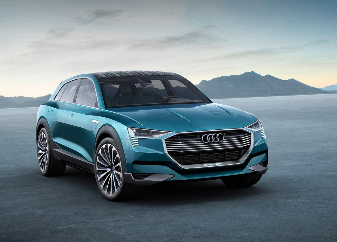E-tron Quattro EV Crossover Concept Previews Audi’s Upcoming Tesla Model X Competitor