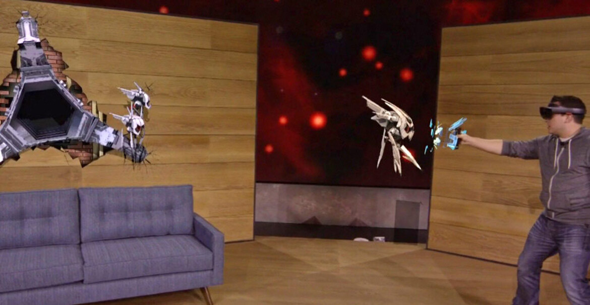 Microsoft HoloLens 'Project XRay' Demo Stuns Onlookers With Mixed Reality Game Play