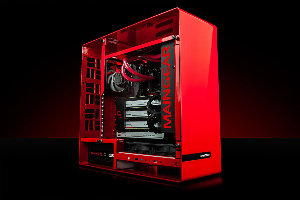 MAINGEAR RUSH Gaming Desktop Flaunts Tempered Glass Panels, Promotes ‘Grown-Up Gaming’