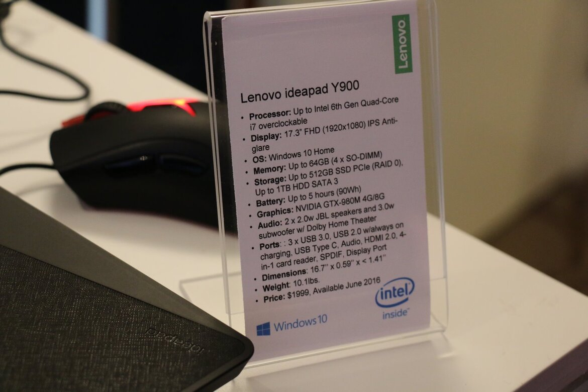 Hands On With Lenovo’s Gaming Systems, Desktops and Yoga Mobile Products At CES 2016