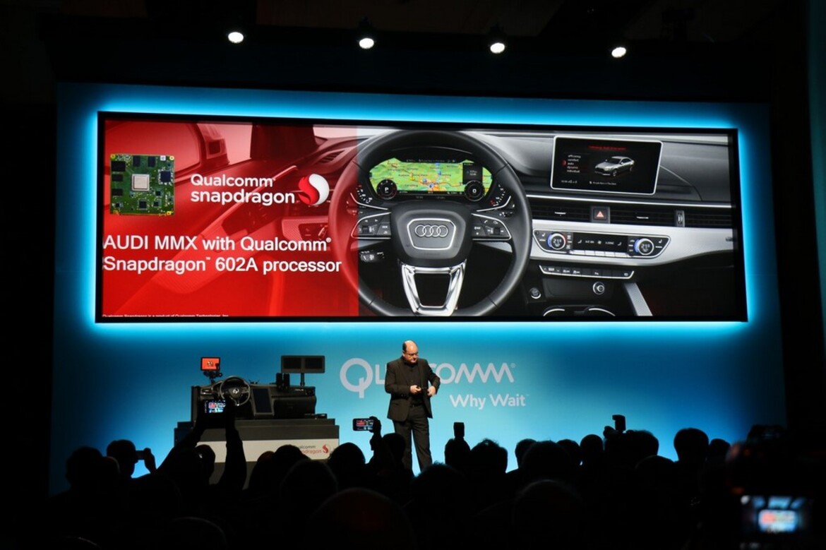 Qualcomm Brandishes Snapdragon 820A For Cars, Audi Chooses Snapdragon 602A For 2017 Vehicles