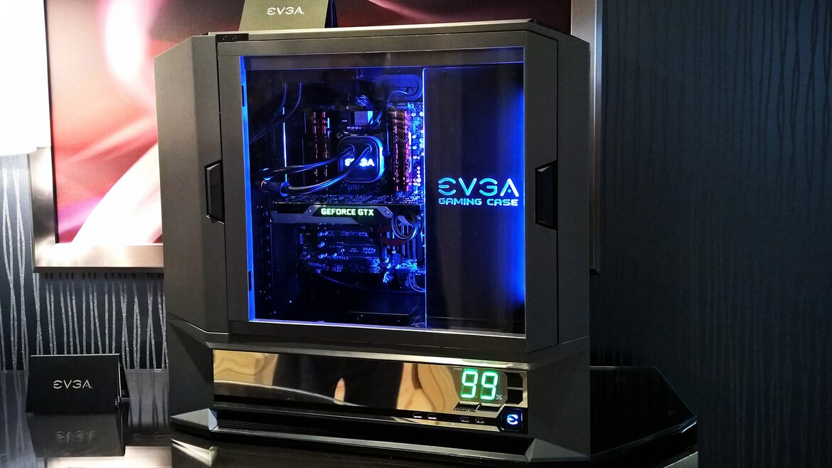 EVGA Shows Off New Gaming Case, VR-Ready Custom GeForce, And Future Audio Products At CES
