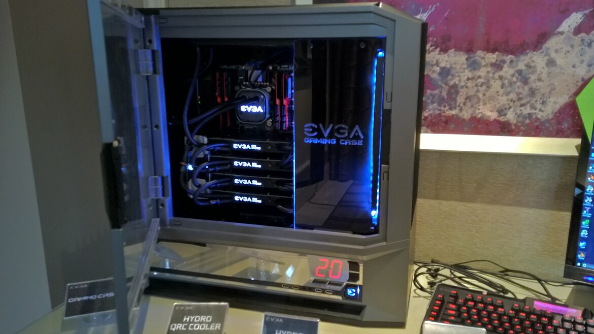 EVGA Shows Off New Gaming Case, VR-Ready Custom GeForce, And Future Audio Products At CES