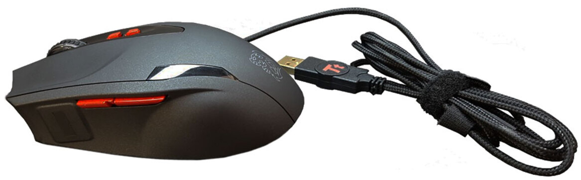 Synaptics IronVeil Fingerprint Security Technology And The Ttesports Black V2 Gaming Mouse