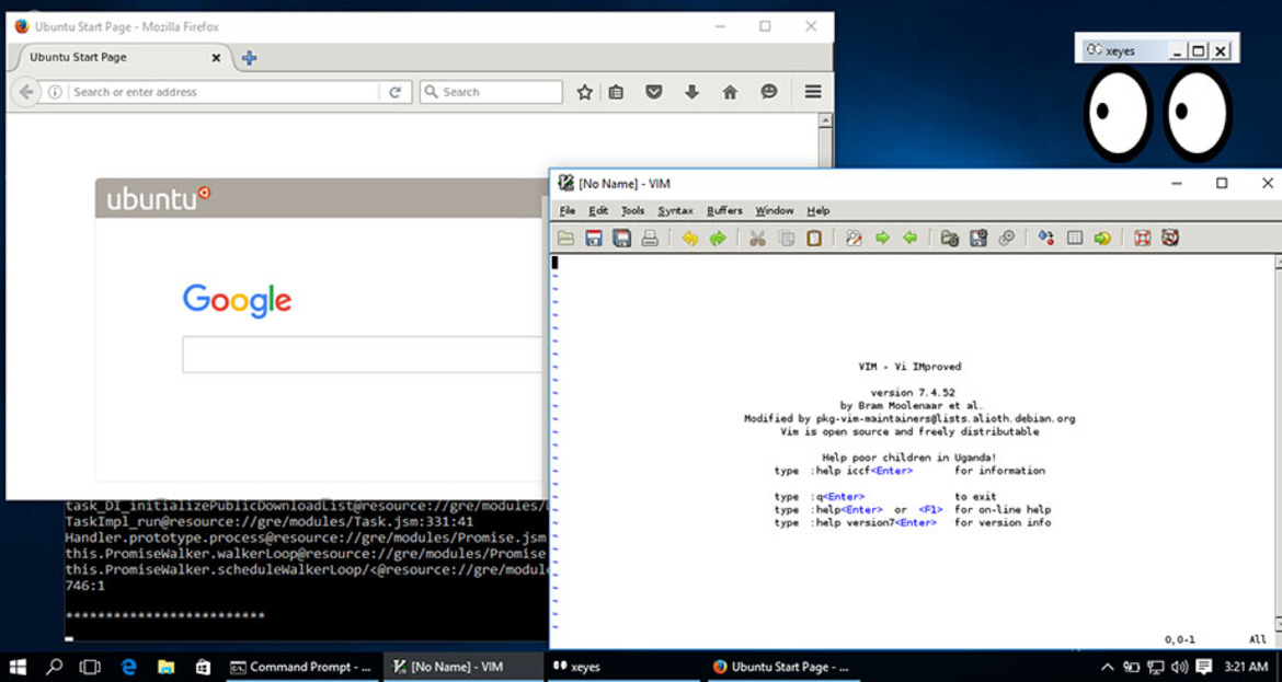 Windows 10’s Bash Fling Produces Linux GUI App Offspring For Windows Desktop