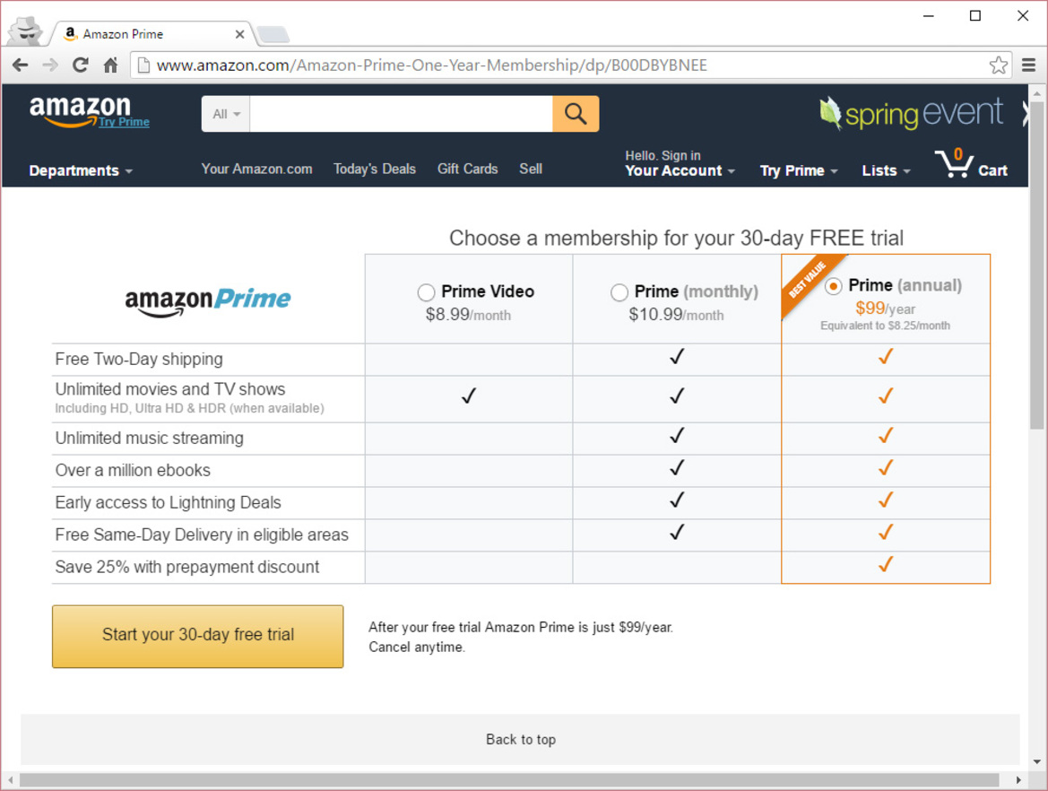Amazon Goes Gunning For Netflix With Prime Video Monthly Subscriptions
