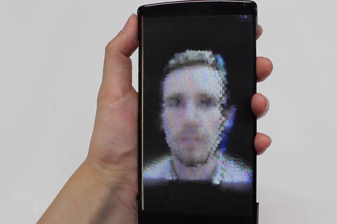 HoloFlex Flexible 3D Smartphone Display Projects Holograms In The Palm Of Your Hand Glasses-Free