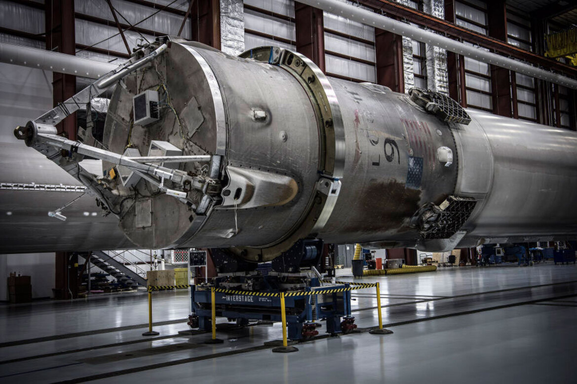 SpaceX Delivers Third Falcon 9 Booster To Cape Canaveral ‘Rocket Nest’ Following Successful Landing