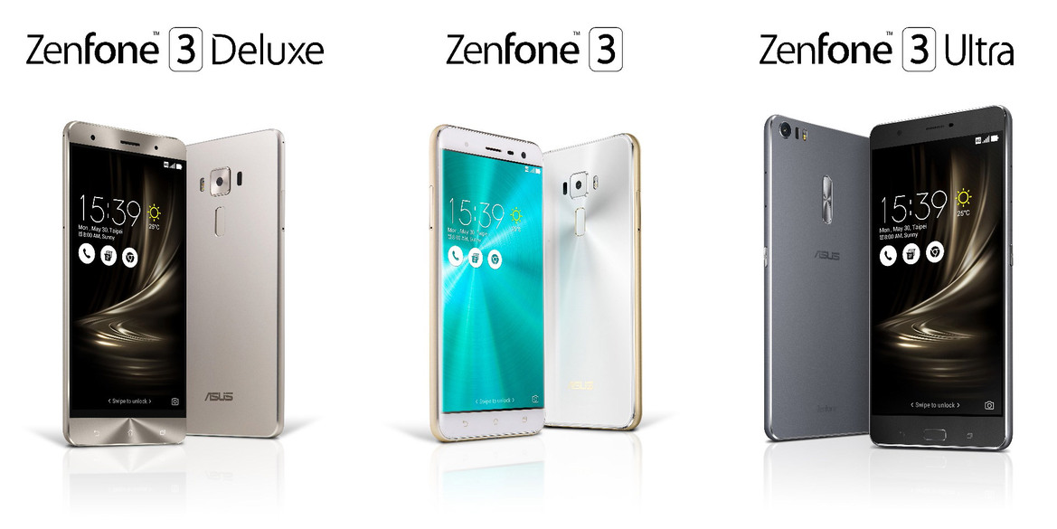 Asus ZenFone 3 Family Includes Unibody ‘Deluxe’ With Invisible Antennas, Snapdragon 820, 6GB RAM